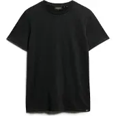Superdry for man. M1011888A Flamed short-sleeved T-shirt with black round collar (S), Casual, Cotton, Short sleeve