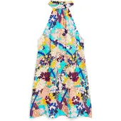 Superdry Printed Ermeløs Kort Kjole