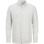 Jack & Jones Parker Linen Stripe Skjorte Med Lange Ermer