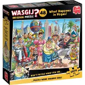 Wasgij Original 48-det Som Skjer I Vegas! () Puslespill 1000 Stykker