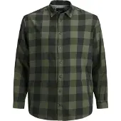 Jack & Jones Gingham Plus Size Skjorte Med Lange Ermer