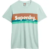 Superdry Terrain Logo Stripe Relxed Kortarmet T-skjorte