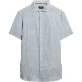 Superdry Vacation Linen Kortarmet Skjorte