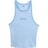 Superdry Essential Logo Stripe Racer Ermeløs Topp
