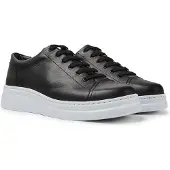 Camper for woman. K200508-043 Runner Up leather shoes black (36), Flat, Laces, Casual