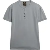Superdry Slub Grandad Kortarmet T-skjorte