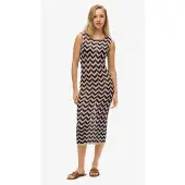 Superdry Zig Zag Ermeløs Kjole