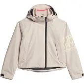 Superdry for woman. W5011655A Embroidered windbreaker SD beige (M), Casual, Polyester, Long sleeve