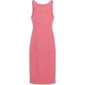 Superdry for woman. W8011612A Knitted midi dress with pink criss-cross back (M), Casual, Viscose, Sleeveless / Straps