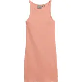 Superdry Embroidered Rib Racer Ermeløs Kort Kjole