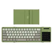 NILLKIN Cube Pocket sammenleggbart Bluetooth-tastatur med berøringsplate - grønn