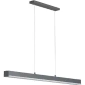 FISCHER&HONSEL GMBH LED-hengelampe Vayana, grå, lengde 189 cm, CCT berøringsdimmer