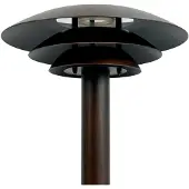 Dyberg Larsen veilampe DL25, kobberfarget, IP44, stål