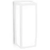 Orion Hvit, utendørs LED-vegglampe Bob i aluminium, IP54