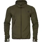 Härkila Deer Stalker Full-Zip Fleece Hoodie Herre Willow green, M
