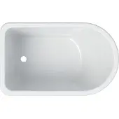 Geberit Bambini asymmetrisk badekar, hvitt, 40 L