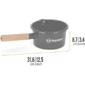 Petromax Enamel Pande, panne, svart