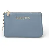 Valentino for woman. VPS9WG101 Wallet Logo blue (OSFA), Casual, Polyurethane