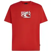 O'Neill Essentials 90'S Logo T-skjorte rød