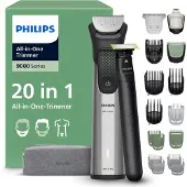 Philips All-in-One Trimmer 9000 Series 20 in 1 Trimmer - Silver/Black