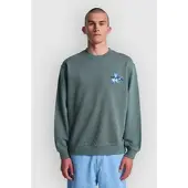 RVCA AF Twin Tulips Crew Genser grønn