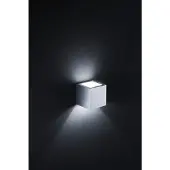 HELESTRA Diffusor 4516295 vegglampe SIRI, matt alu