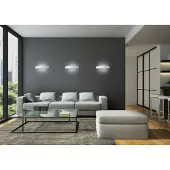 HELESTRA Yona – LED-vegglampe, hvit 27,5 cm