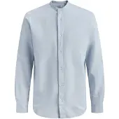 Jack & Jones Breeze Band Linen Blend Skjorte Med Lange Ermer