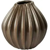 Fyrklövern Broste Copenhagen Wide vase 25 x 25 cm, Antique Brown