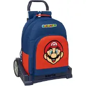 Safta Super Mario 20.1l 32x42x15 Cm Ryggsekk Med Hjul