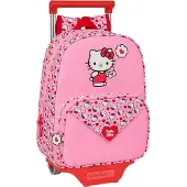 Hello Kitty 10l 26x34x11 Cm Ryggsekk Med Hjul