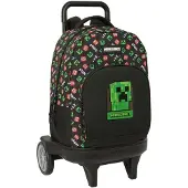 Safta Minecraft 33l 33x45x22 Cm Ryggsekk Med Hjul