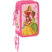 Disney Princess Princesas Disney 12.5x19.5x5.5 Cm Triple Pennal