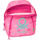Safta Benetton Heart 9.75l 25x30x13 Cm Mini Ryggsekk