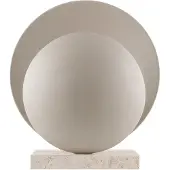 Globen Lighting bordlampe ORBIT, beige, høyde 32 cm