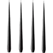 Fyrklövern ester & erik lys 32 cm 4-pk, Raw Black 75 matt