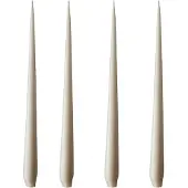 Fyrklövern ester & erik lys 32 cm 4-pk, Linen Grey 22 matt