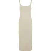 Urban Classics Basic Long Cotton Jersey Ermeløs Kjole