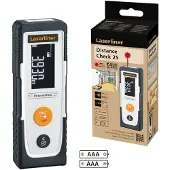 Laserliner DistanceCheck 25, Laseravstandsmåler, m, Sort, Hvit, Digitalt, 25 m, 0,3 m