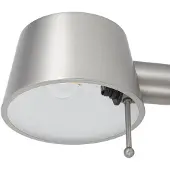 LUCANDE vegglampe Silka, 91 cm, nikkel, justerbar, E27