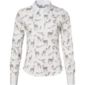 Chevalier Leslie Half Placket Jersey Shirt Women Oh Deer Pink 40W