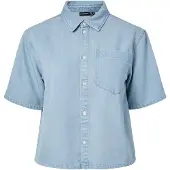 Pieces Pcsmidi Denimskjorte