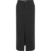 Urban Classics Slit Denimskjørt