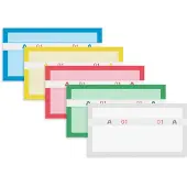 Mayland-Burde A/S Kuponbog 13x7 cm i 5 assorterede farver