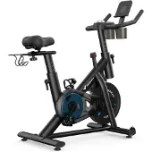 Merach MR-S26B2-EU spinningsykkel 136 kg kapasitet, magnetisk motstand, svart