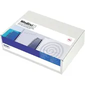 GBC MultiBind - 14 mm - 21 ringer - A4 (210 x 297 mm) - 130 ark - sølv - 100 stk bindestreng - for MultiBind 220, 230, 230E, 420