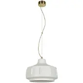 Market Set pendellampe Jimmy, Ø 38 cm, hvit, keramikk