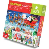 Crocodile Creek Visit Santa Claus Puslespill 100 Stykker