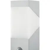 LUCANDE sokkellampe Kiran, 60 cm, sensor, lysegrå, IP44