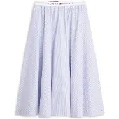 Tommy Hilfiger Poplin Branded Midiskjørt